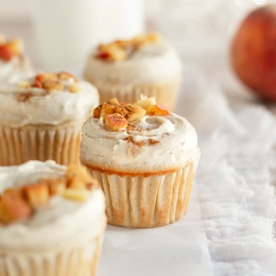Peach Cupcakes