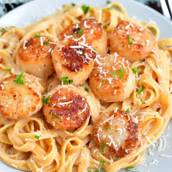 Scallop Recipe with Cream Sauce