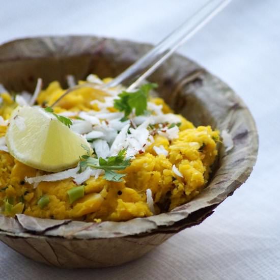 Indian Grated Corn Snack