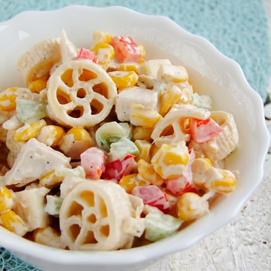 Macaroni Salad With Chicken