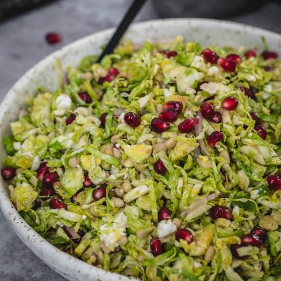 Shaved Brussels Sprout Salad