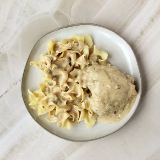 Creamy Caper Chicken Thighs
