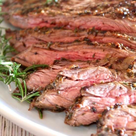 Mediterranean Marinated Flank Steak