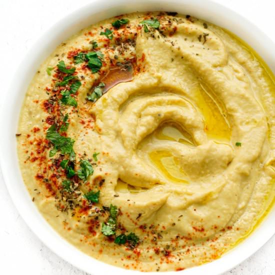 Creamy Zucchini Hummus {Bean-FREE!}