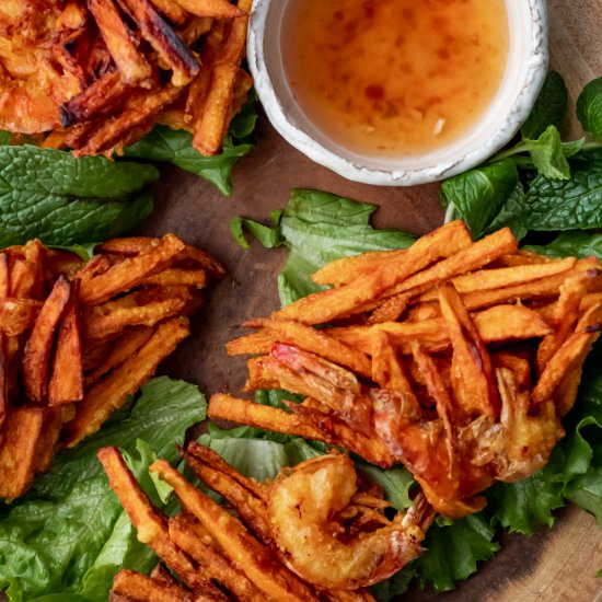 Vietnamese Sweet Potato Fritters