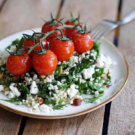 Barley Salad with Braised Tomatoes