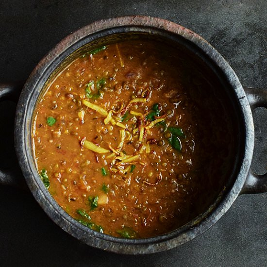 Whole Moong Dal with Ginger