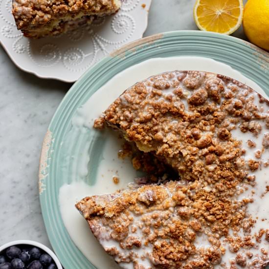 Lemon Blueberry Coffee Cake
