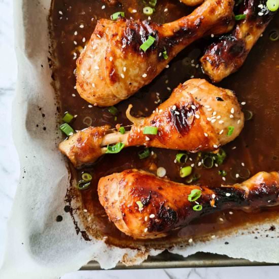 Honey soy chicken drumsticks