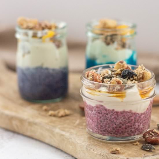 One Step Chia Puddings