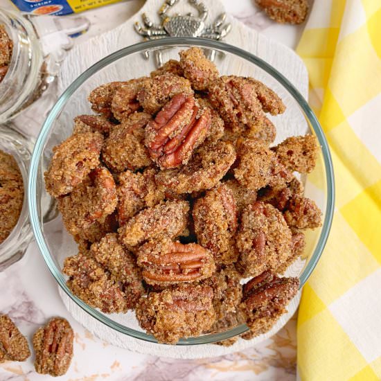 Old Bay Candied Pecans