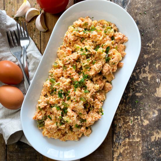 Spanish Tomato & Egg Scramble