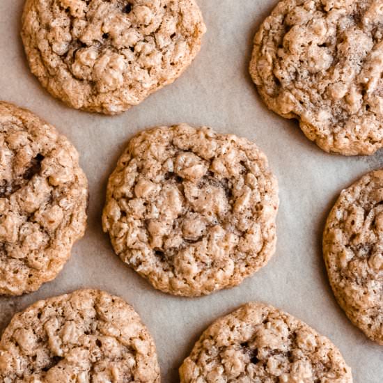 Gluten Free Oatmeal Cookies!