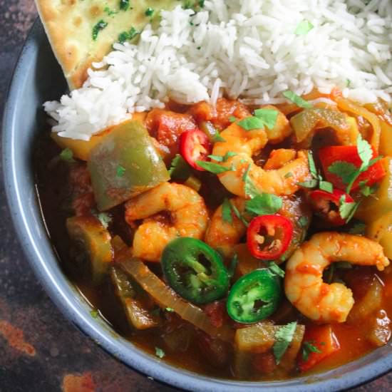 Easy Prawn Jalfrezi