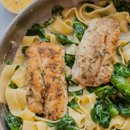 gorgonzola spinach pasta
