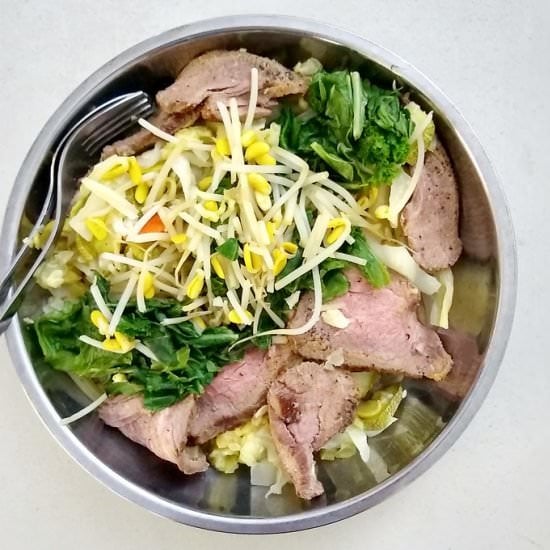 20-minute Sous Vide Beef Salad Meal