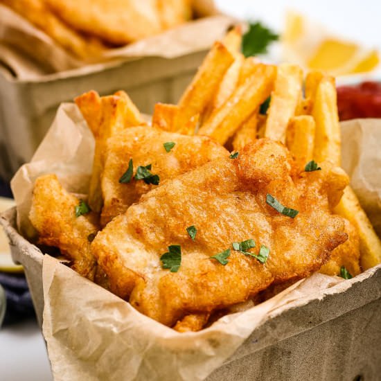Beer Battered Fish and Chips