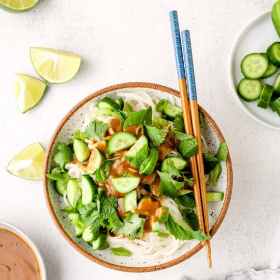 Vegan Summer Roll in a Bowl