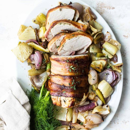 Bacon Wrapped Pork Tenderloin