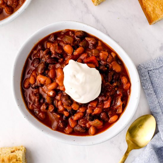 Instant Pot Vegetarian Chili