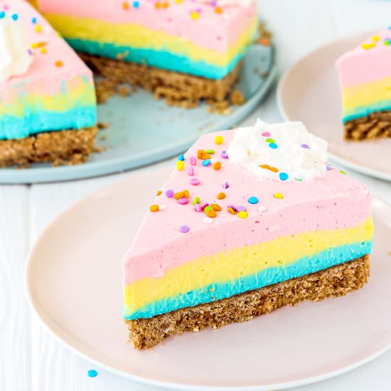 No-Bake Easter Cheesecake