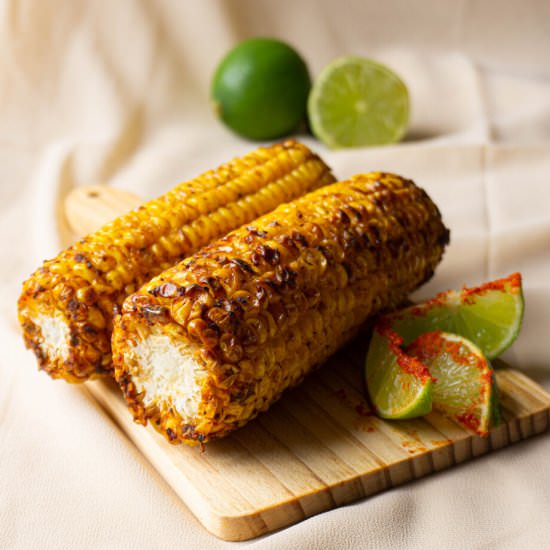 Air Fryer Roast Corn On The Cob