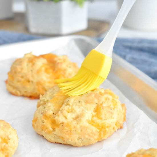 Keto Cheddar Biscuits