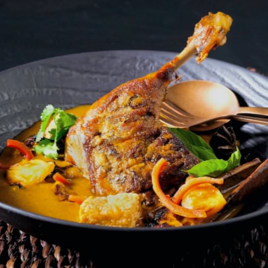 Massaman Curry with Confit Duck Leg