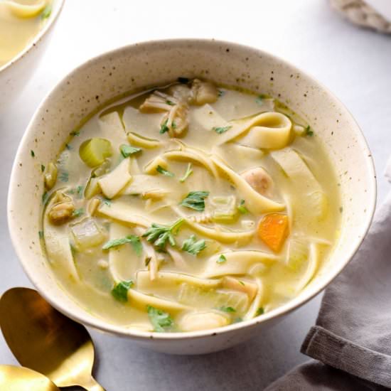 Vegan Chicken Noodle Soup