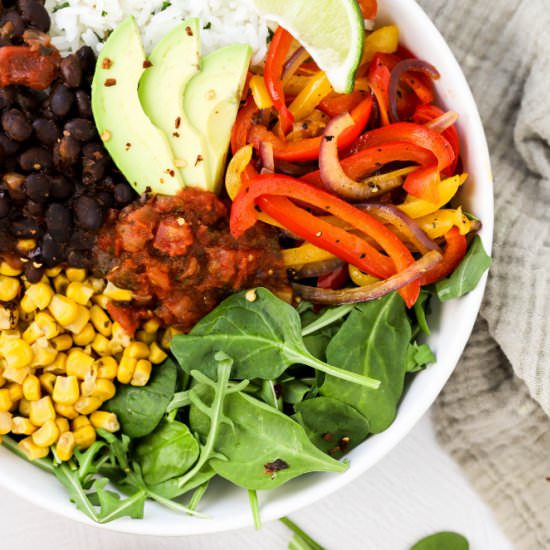 Vegan Burrito Bowls