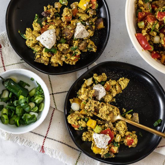 Coconut Curry Tofu Scrample