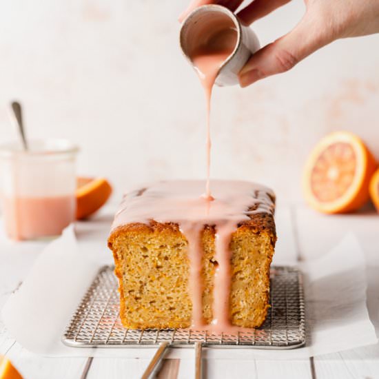 Blood Orange Loaf Cake