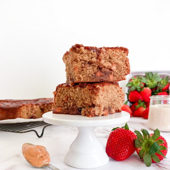 Sourdough Peanut Butter Jelly Bars