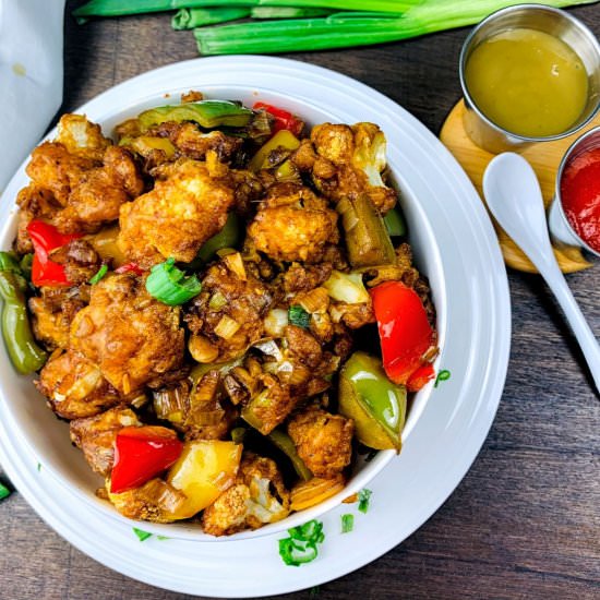 Cauliflower (Gobi) Manchurian