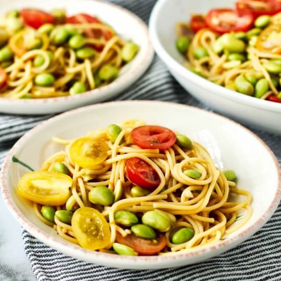 Edamame Noodle Salad