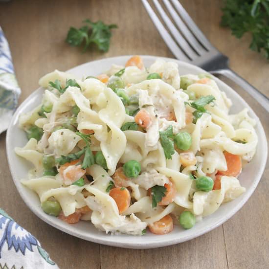 Chicken Pot Pie Pasta