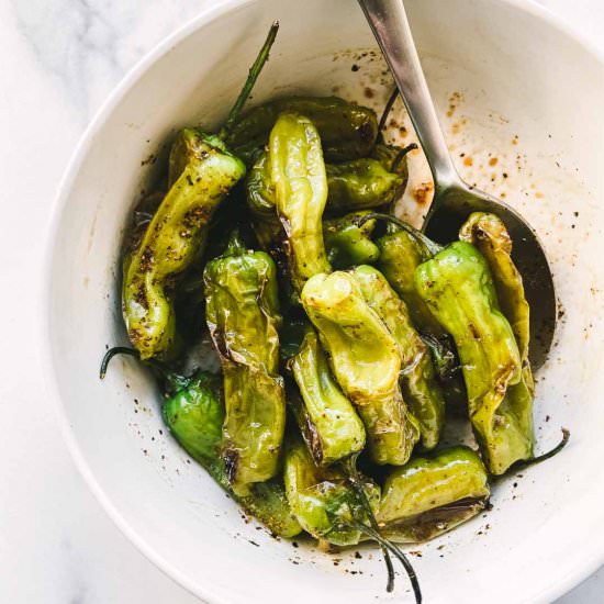 Blistered Shishito Peppers