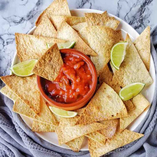 Air Fryer Tortilla Chips