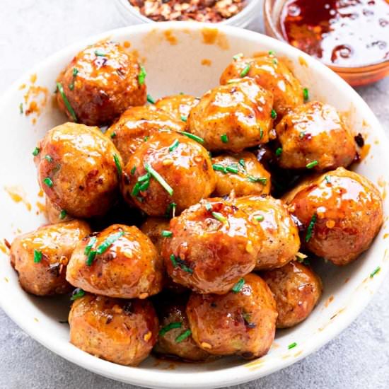 Firecracker Chicken Meatballs