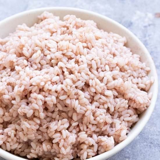 Instant Pot Red Rice (Kerala Rice)