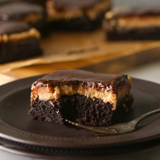 Chocolate Peanut Butter Brownies