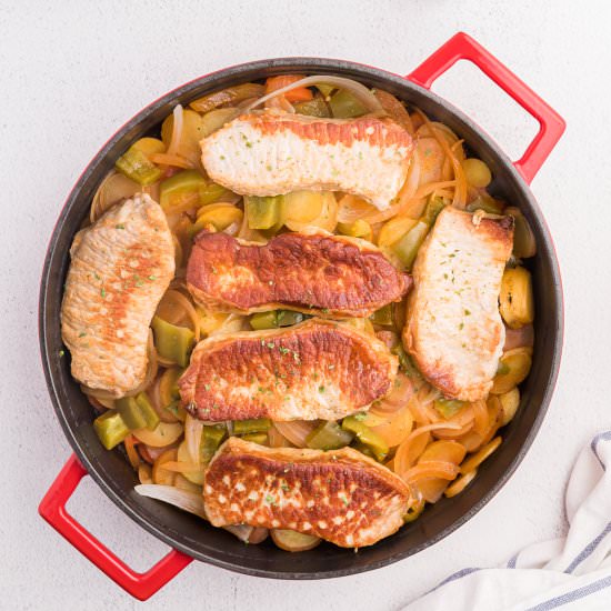 Pork Chop Skillet Dinner
