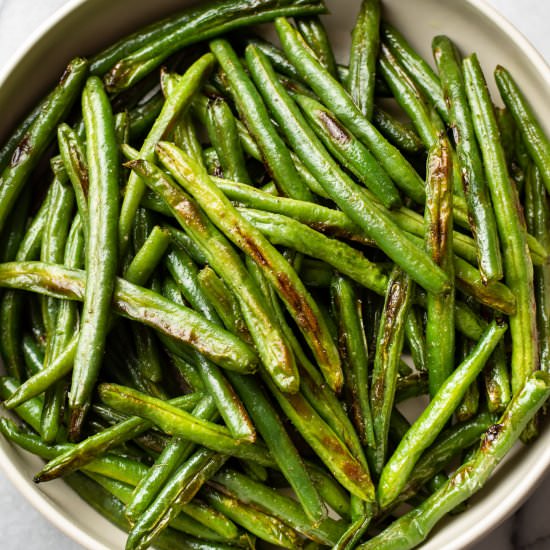 easy roasted green beans