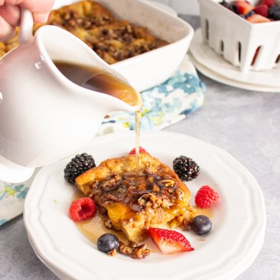 Brioche French toast bake