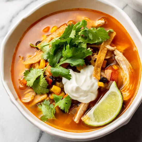 mexican chicken soup