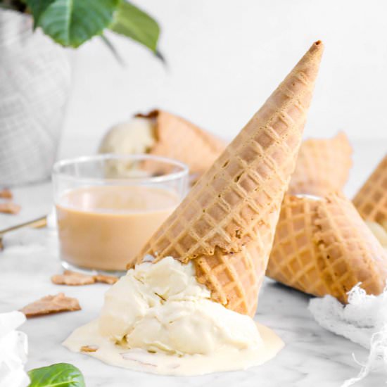 Homemade Irish Cream Ice Cream