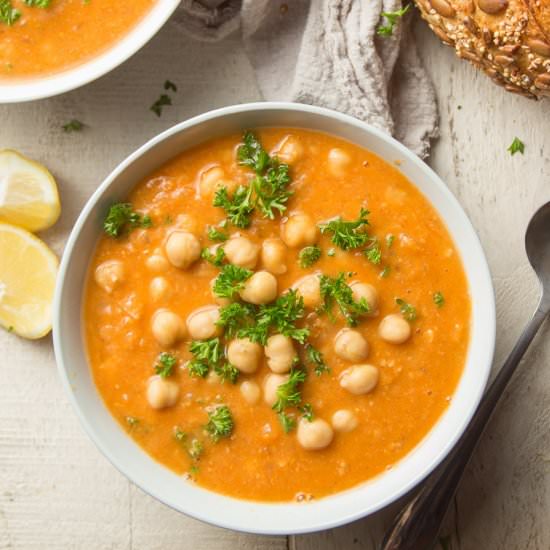 Moroccan Chickpea Soup
