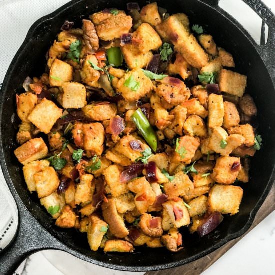 Bread Upma Recipe
