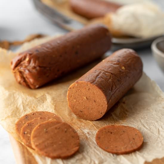 Vegan Pepperoni (Seitan)