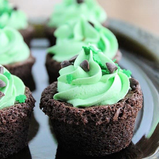 Irish Cream Brownie Bites